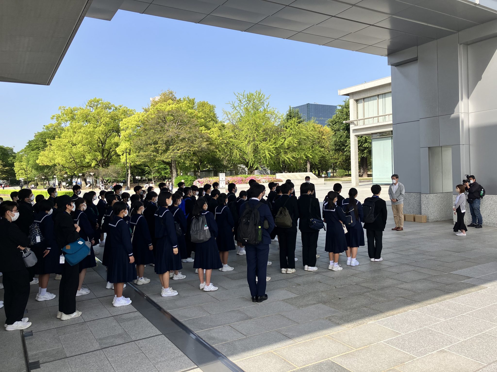 姫路市立琴陵中学校生徒102名を”HITひろしま観光大使”に任命 