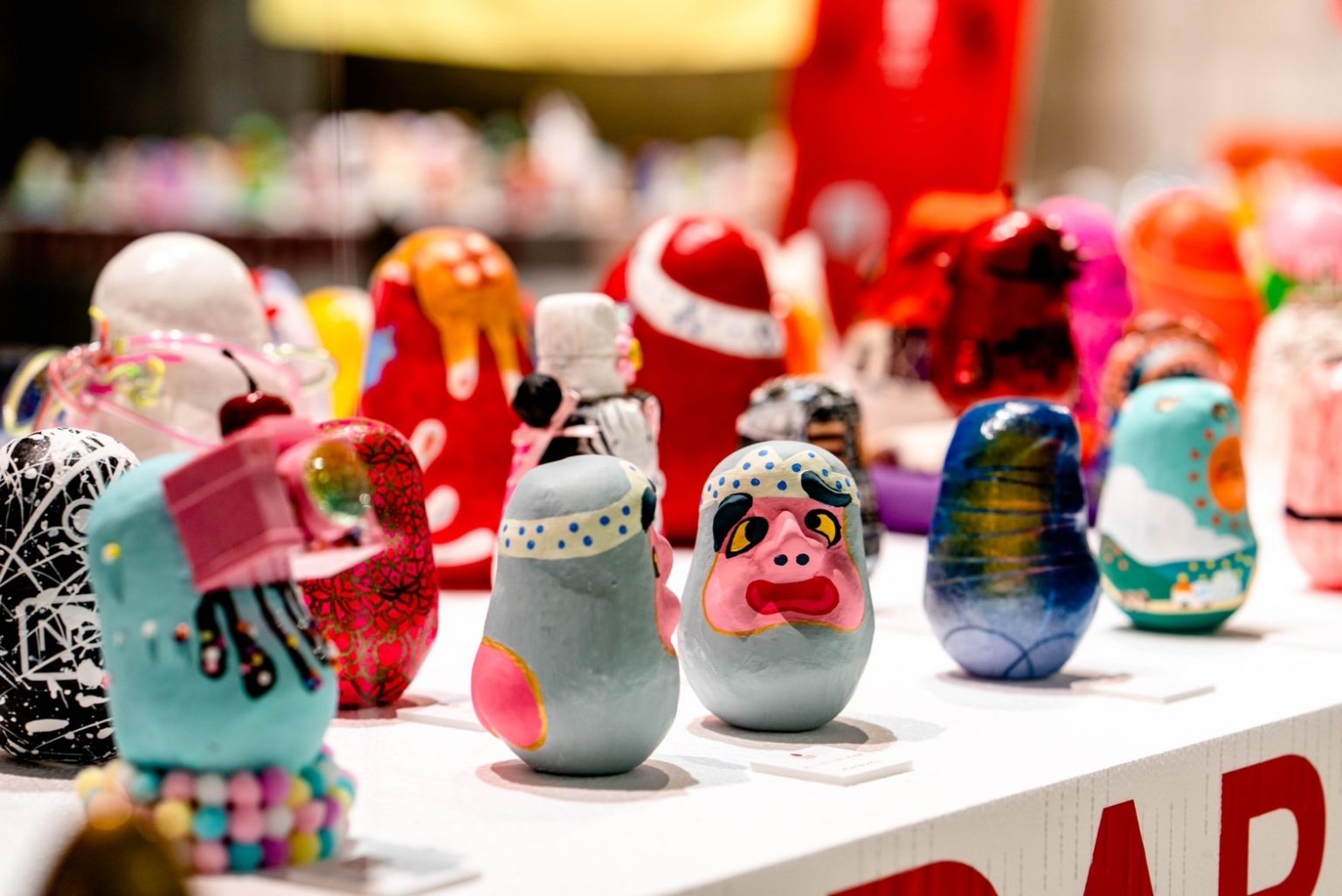 【限定出品】ダルマのアート作品 NEW／ 7月下旬発売 「ダルマ！ダルマ！ダルマ