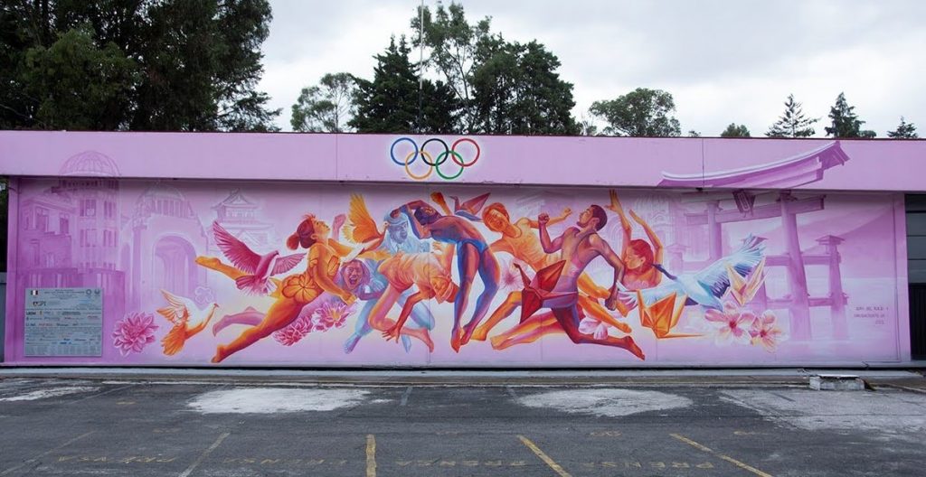 G mural comite olimpico mex