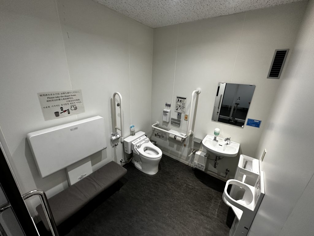 ミュージアム内バリアフリートイレ