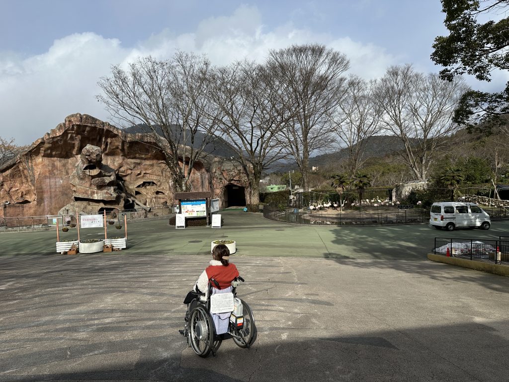 地形上勾配があります安佐動物公園