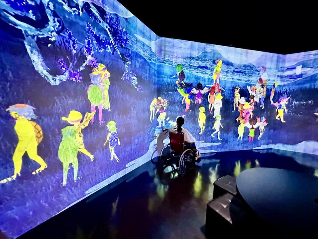 自分の作った妖怪と大画面で遊ぼう！