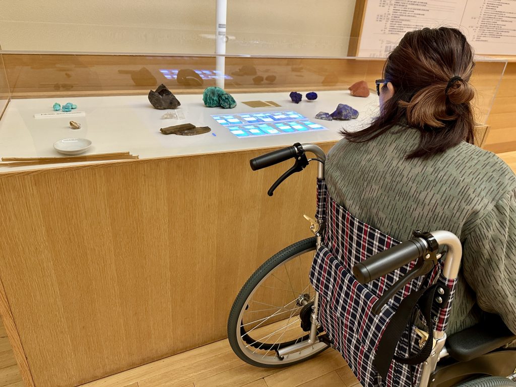 １０展示物の高さも見やすい