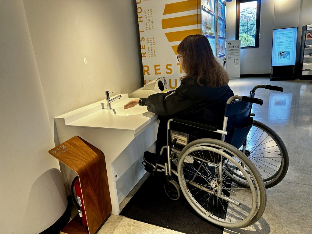 「ピアノカフェ」手洗い場