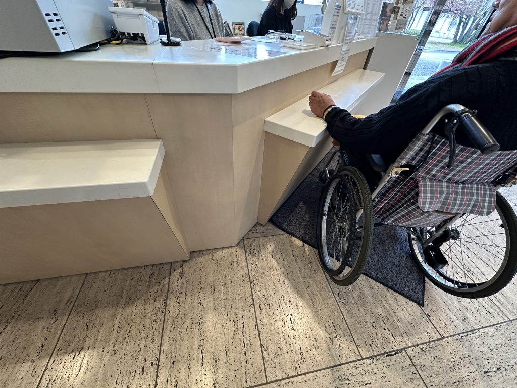 アプローチしやすい受付