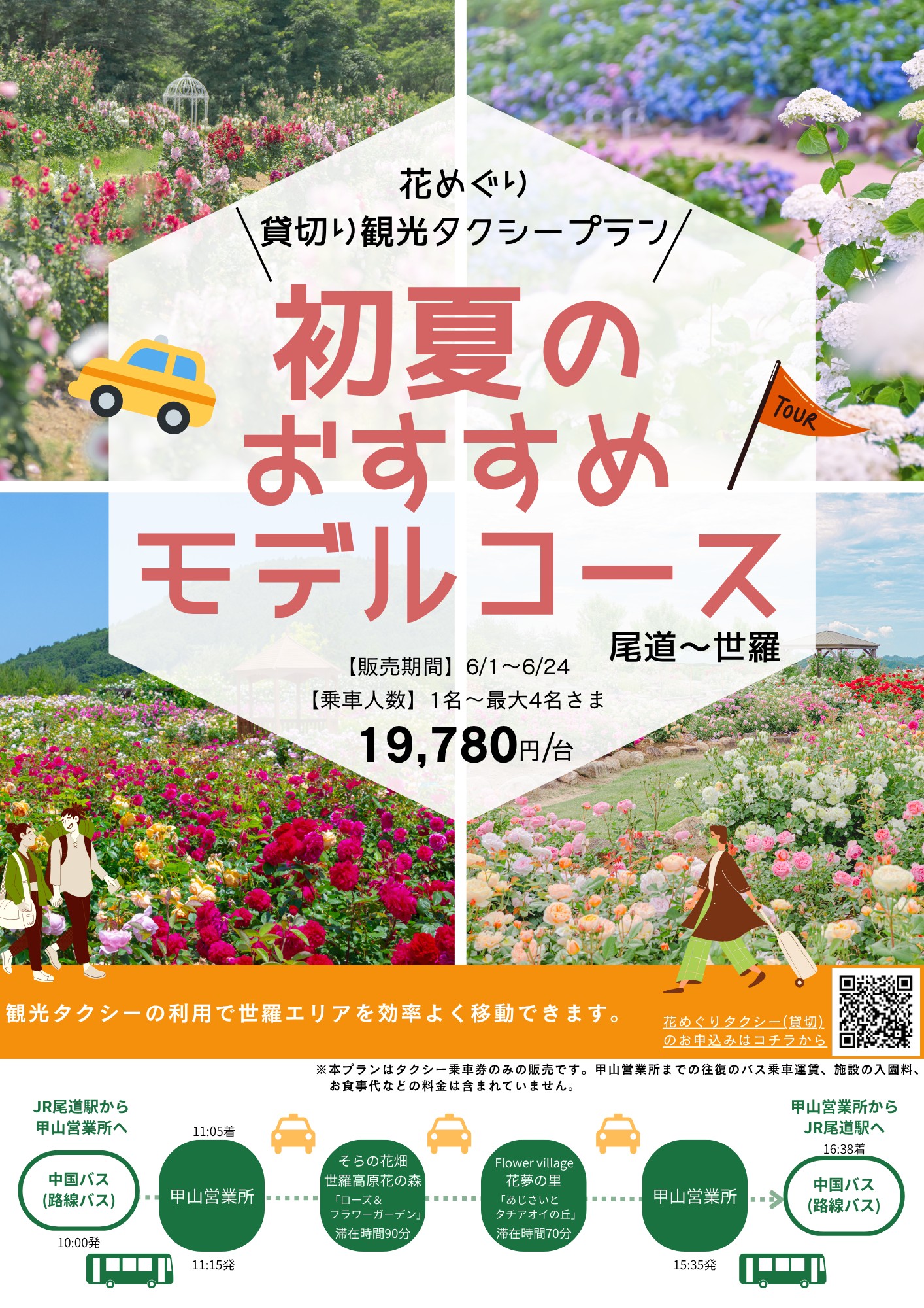 貸切花めぐりタクシー(尾道) (1)