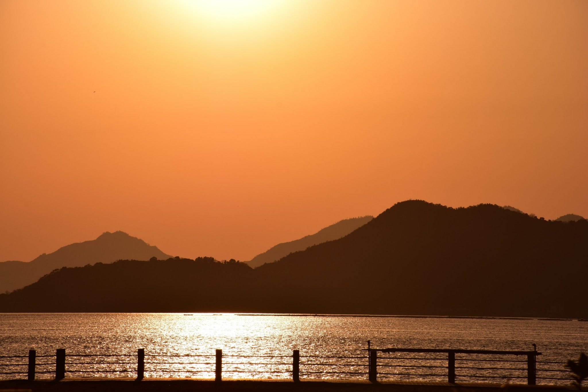 ベイサイドビーチ坂_夕景